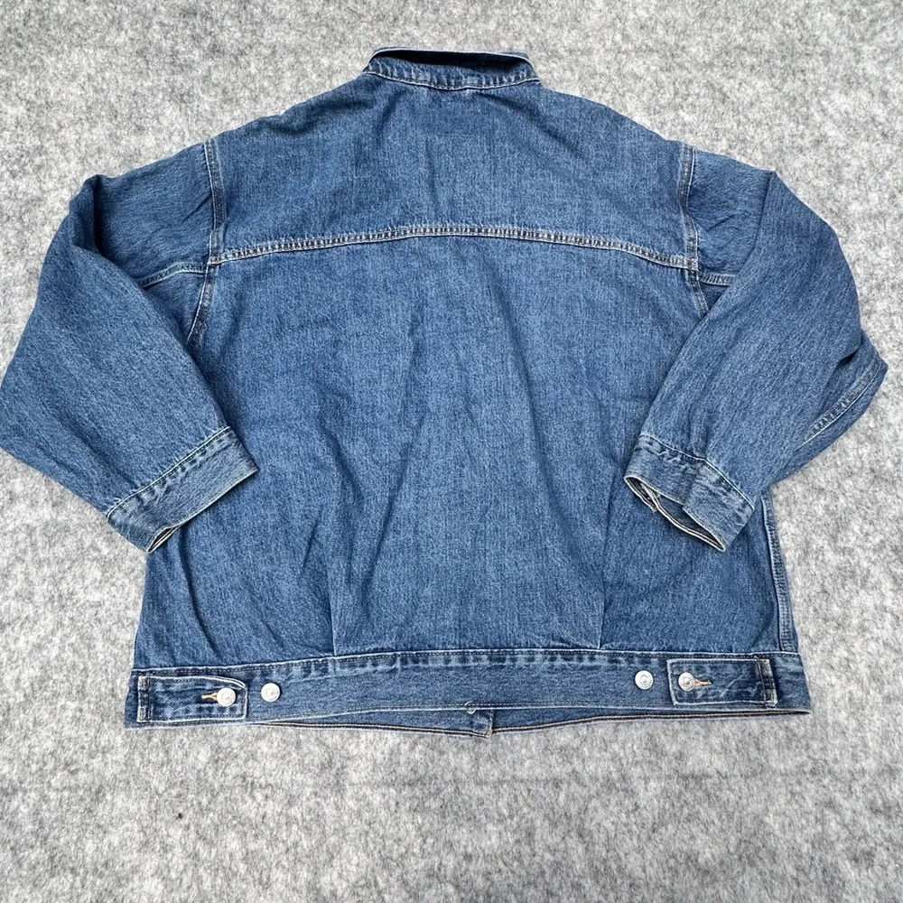 Levis Baggy Trucker Jacket Men's Size X Large Blue Denim New With Tags